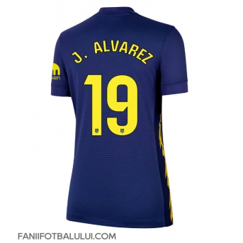 Atletico Madrid Julian Alvarez #19 Tricou Fotbal Replică 2025-26 Femei Deplasare
